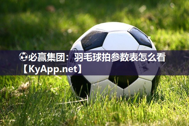 ⚽必赢集团：羽毛球拍参数表怎么看